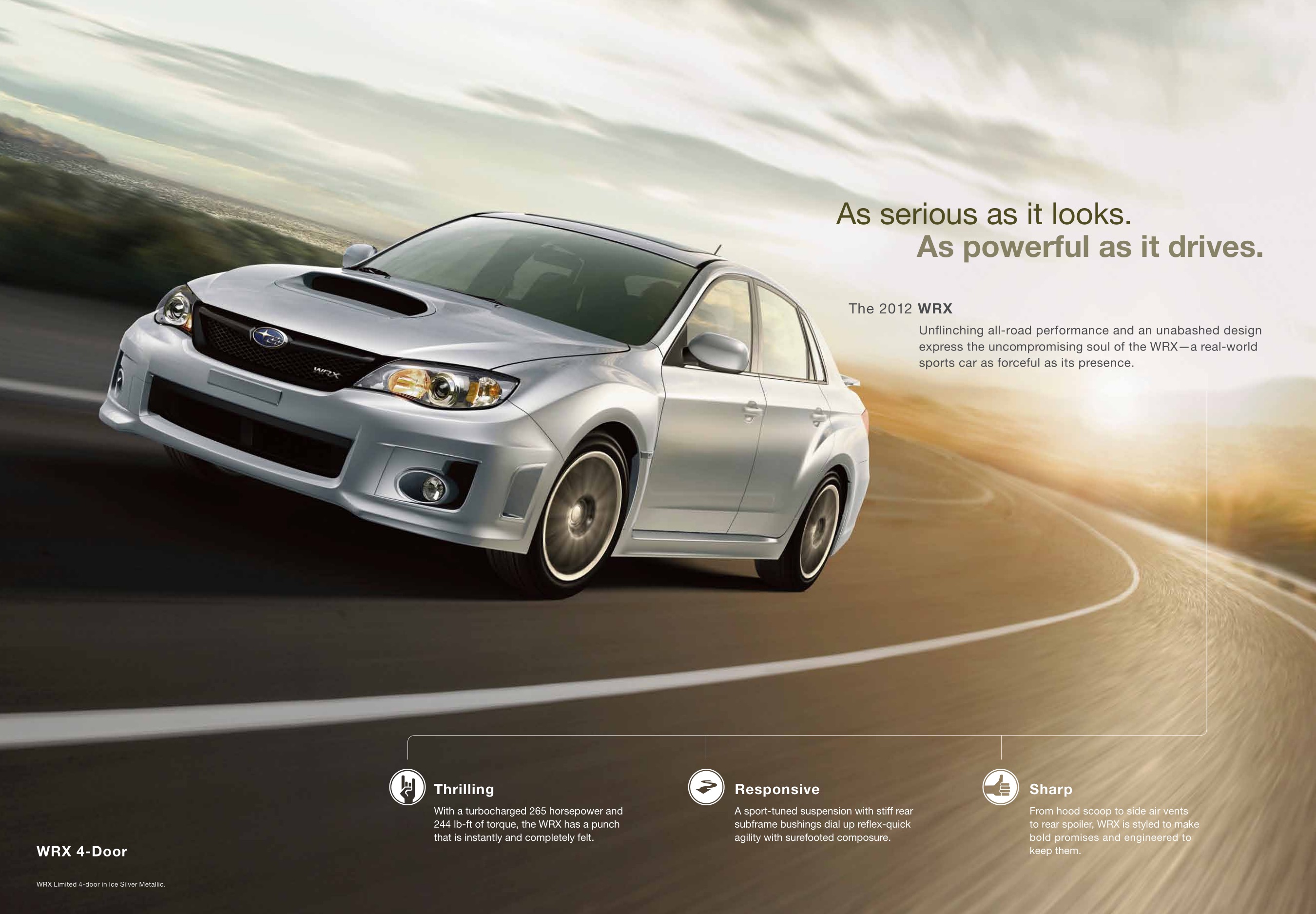 2012 Subaru Impreza WRX Brochure Page 6